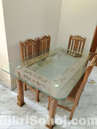 teak wood(সেগুন  কাঠ) table